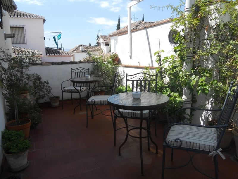 Hotel en albaicin encanto santa isabel real albayzin espacios comunes terraza